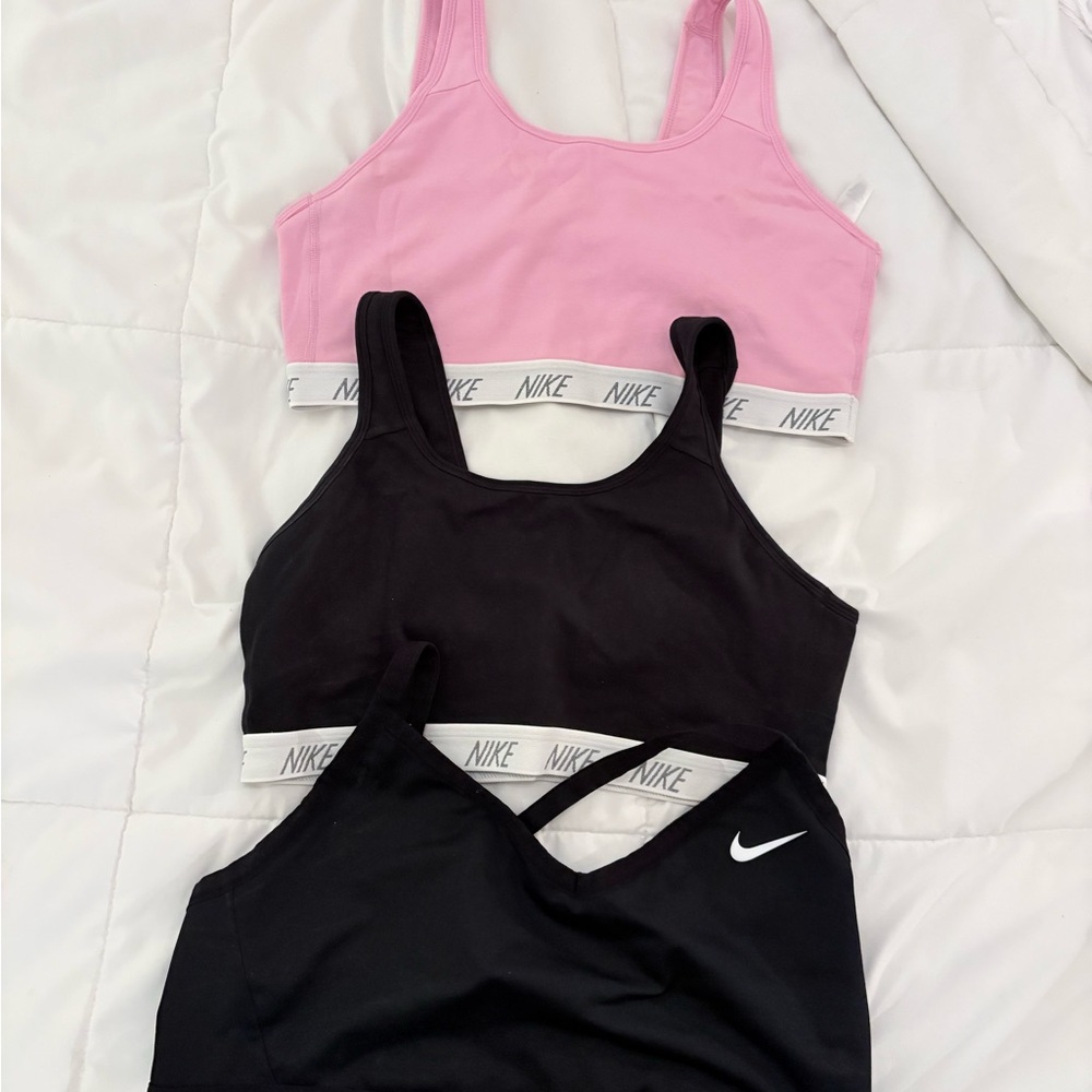 Bundle of Nike Women's Sports Bra - Pink and Black